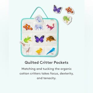 Lovevery Quilted Critter Pockets